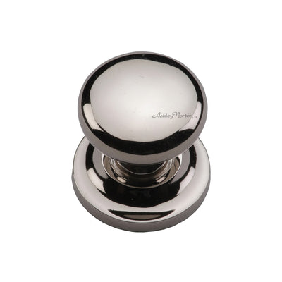Ashley Norton MT0113 Round Knob on Rose in Polished Nickel