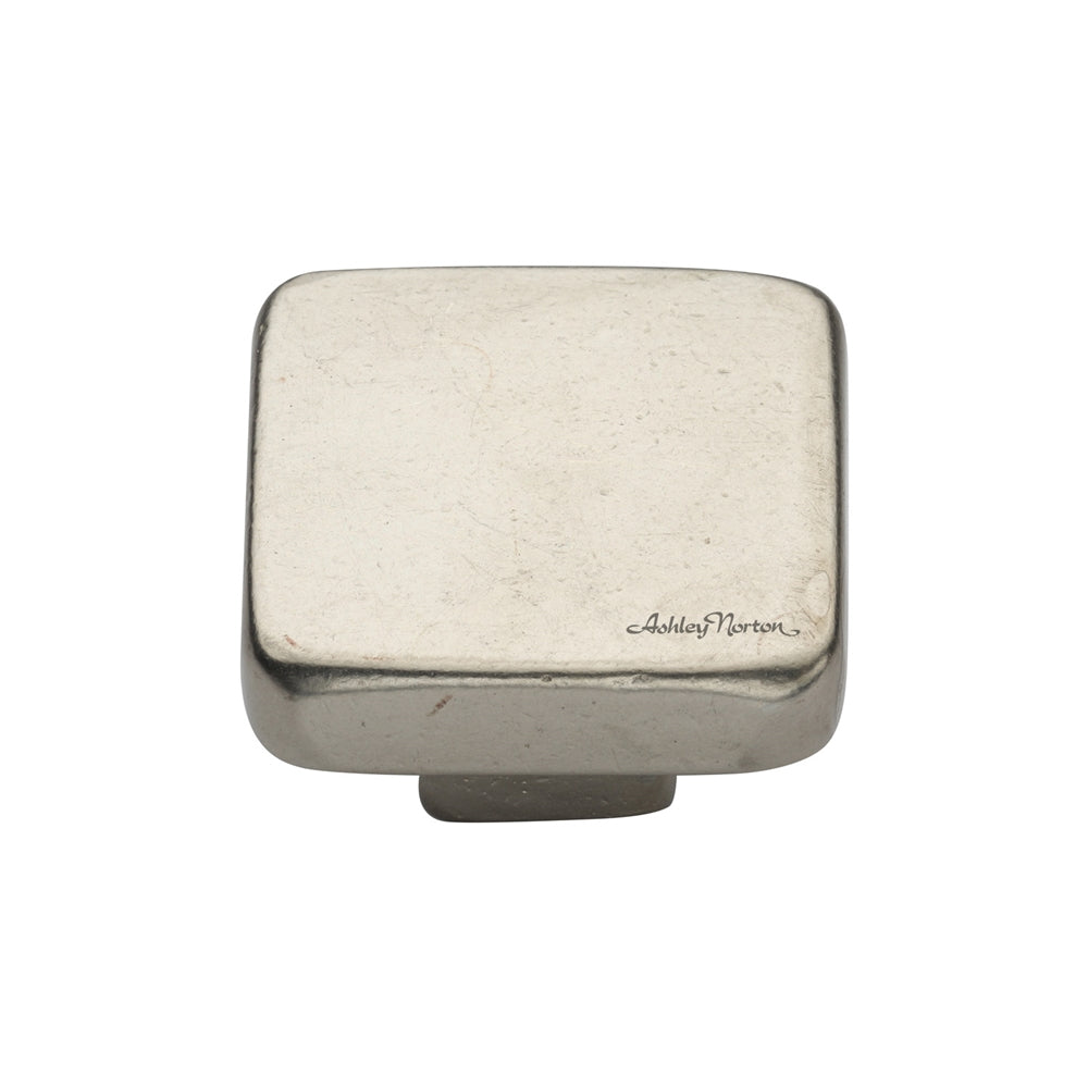 Ashley Norton 3674 Square Knob in White Bronze