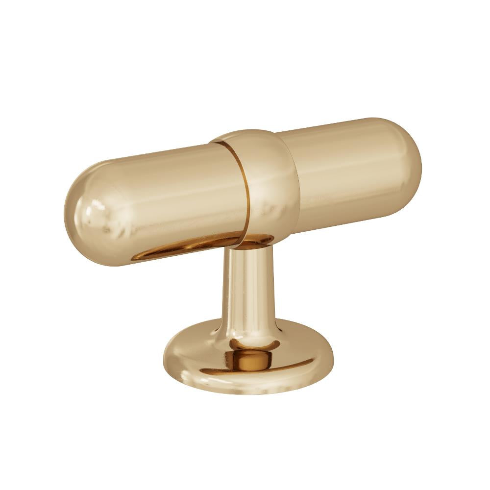 Ashley Norton MT8345 Alston T-Bar in Unlacquered Brass