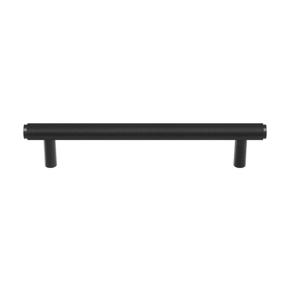 Ashley Norton V1447 Lucerne Reeded Appliance Pull in Flat Black