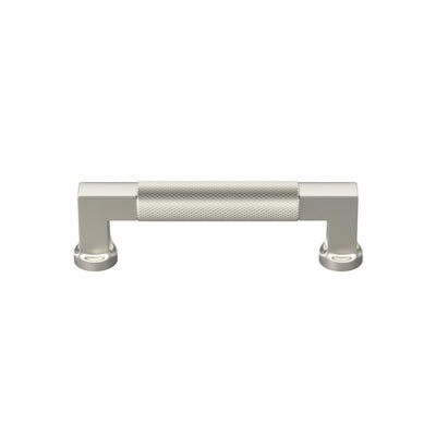 Ashley Norton MT0315 Knurled Bauhaus Cabinet Pull in Satin Nickel