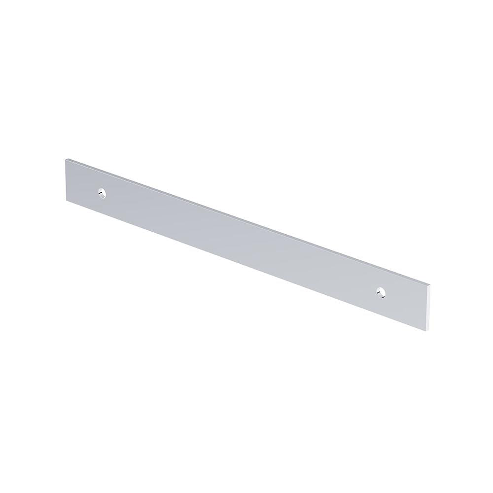 Ashley Norton MT42PL Brass Cabinet Backplate in Polished Chrome