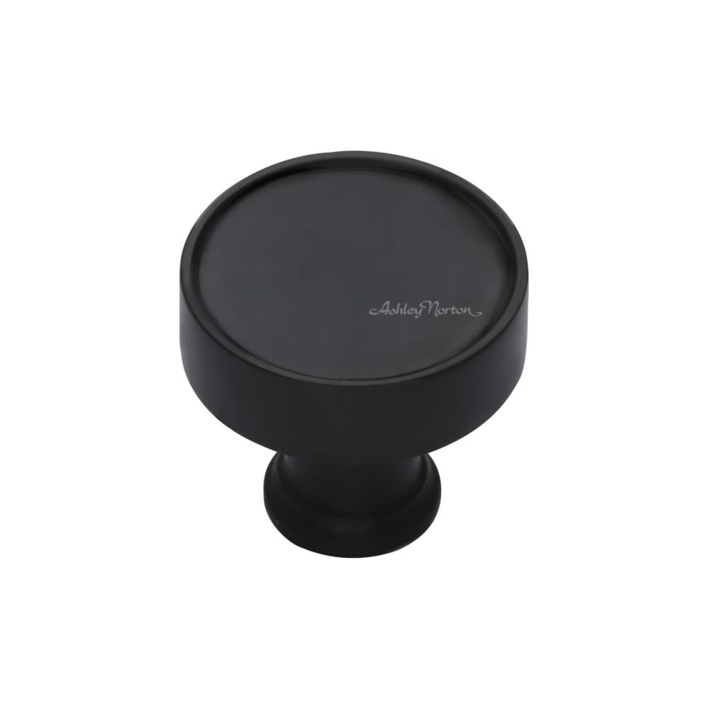 Ashley Norton MT4549 Blackburn Knob in Flat Black