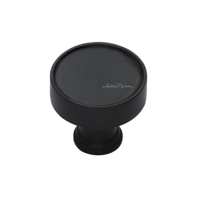 Ashley Norton MT4549 Blackburn Knob in Flat Black