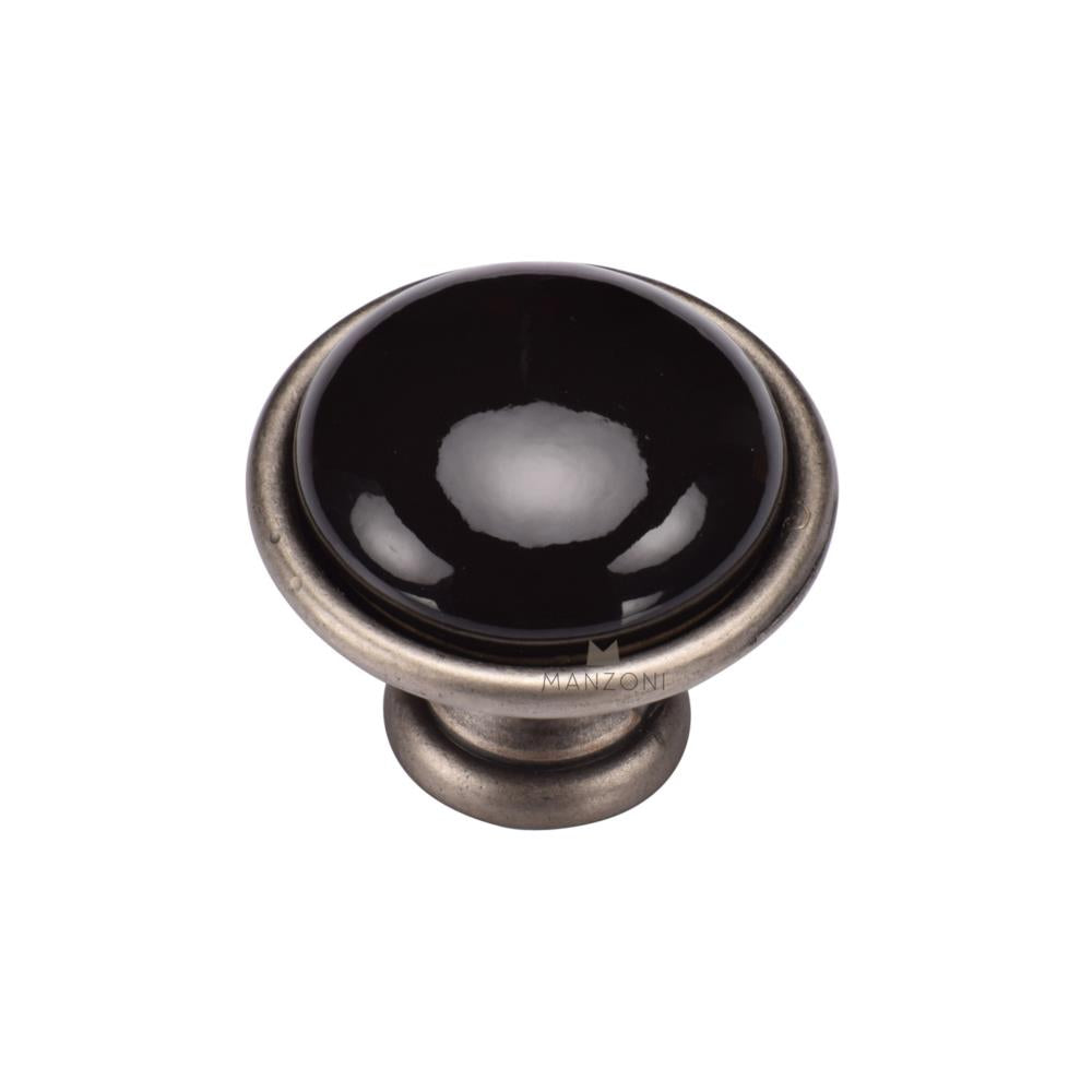 Ashley Norton MB4316 Dome Knob in Distressed Pewter