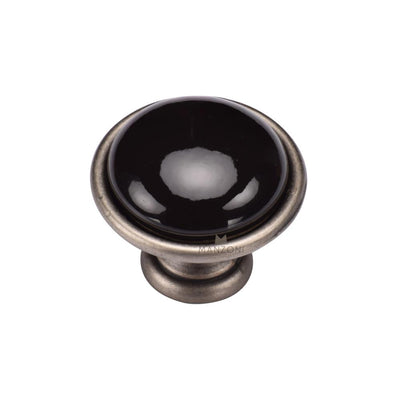 Ashley Norton MB4316 Dome Knob in Distressed Pewter