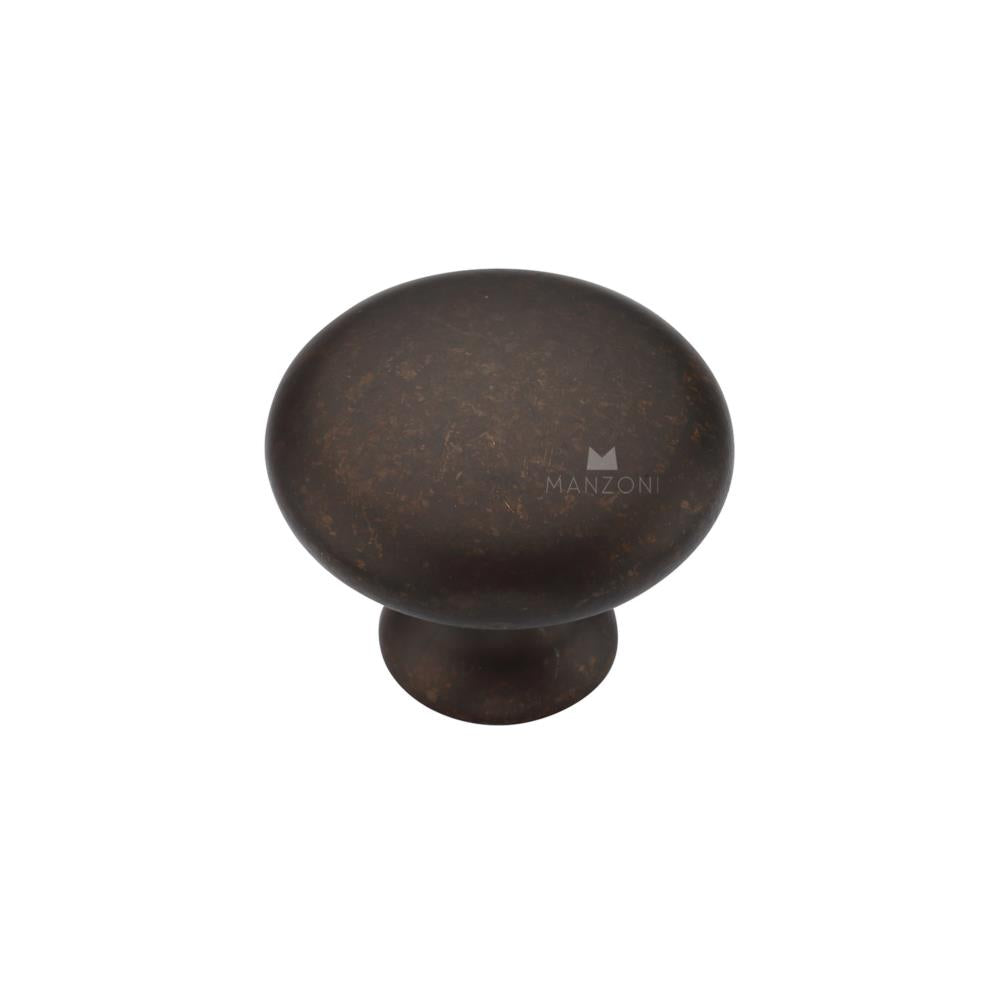 Ashley Norton MB4226 Classic Round Knob in Lacquered Bronze