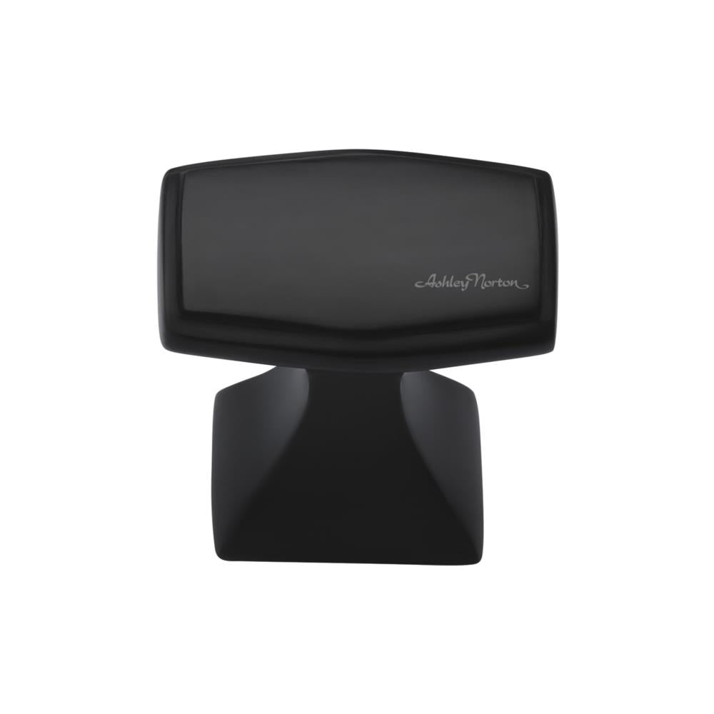 Ashley Norton MT0333 Deco Knob in Flat Black