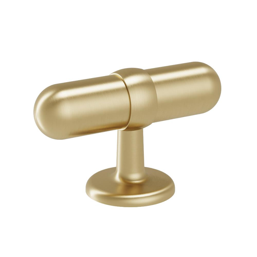 Ashley Norton MT8345 Alston T-Bar in Satin Brass