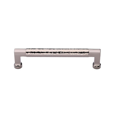 Ashley Norton MK0312 Hammered Bauhaus Cabinet Pull in Polished Nickel
