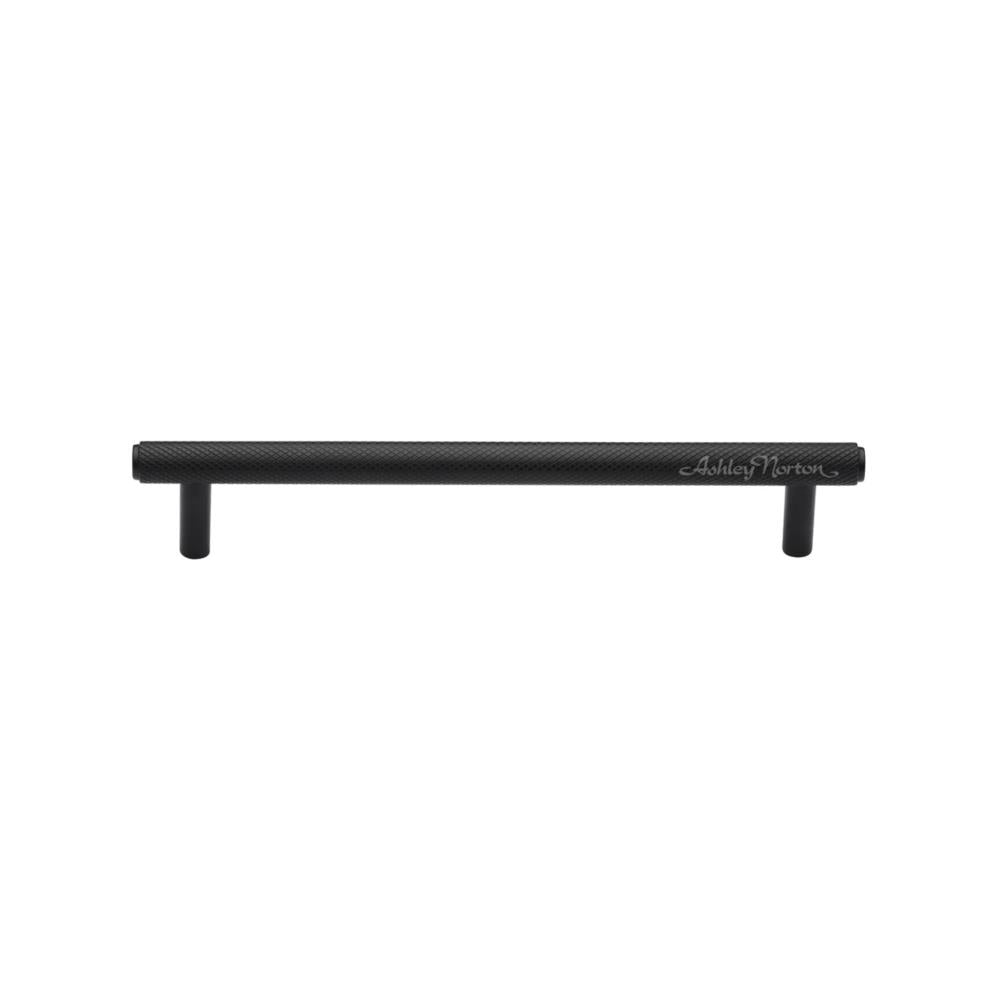 Ashley Norton MT4458 Basel Knurled Pull in Flat Black