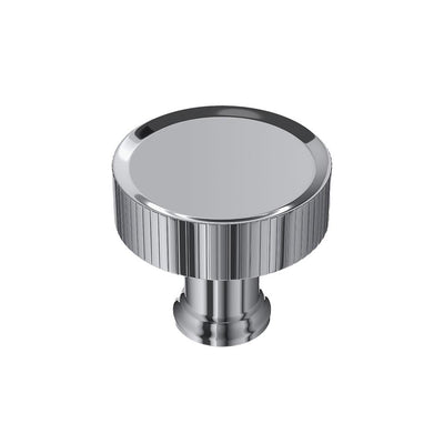Ashley Norton MT4660 Blackburn Reeded Knob in Polished Chrome