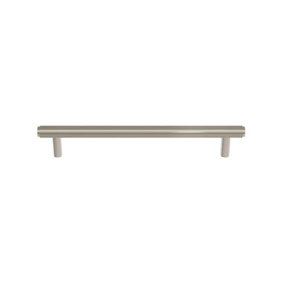 Ashley Norton MT4447 Lucerne Reeded Cabinet Pull in Polished Nickel