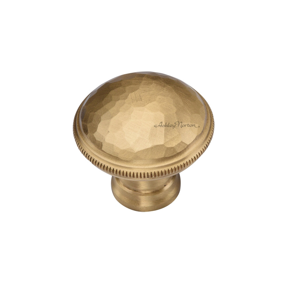 Ashley Norton MT4545 Hammered Knob in Satin Brass