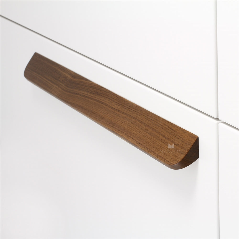 Ashley Norton MN6770 Straight Angled Pull in Walnut
