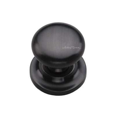 Ashley Norton MT0113 Round Knob on Rose in Dark Oil Rubbed