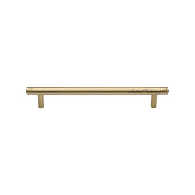 Ashley Norton MT4446 Zurich Ridged Pull in Satin Brass