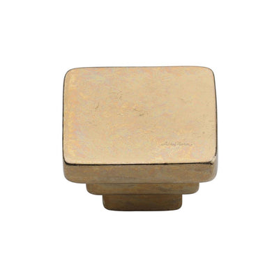 Ashley Norton 3672 Square Step Knob in Natural Bronze