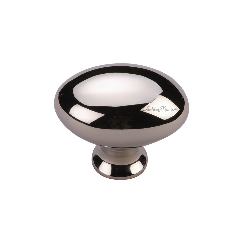 Ashley Norton MT0118 Egg Knob in Polished Nickel