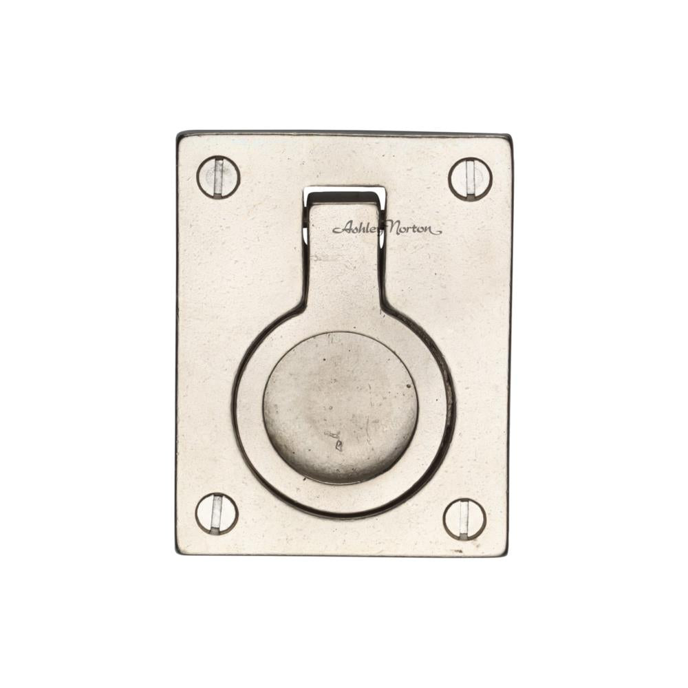 Ashley Norton 1166 Flush Ring Pull in White Bronze