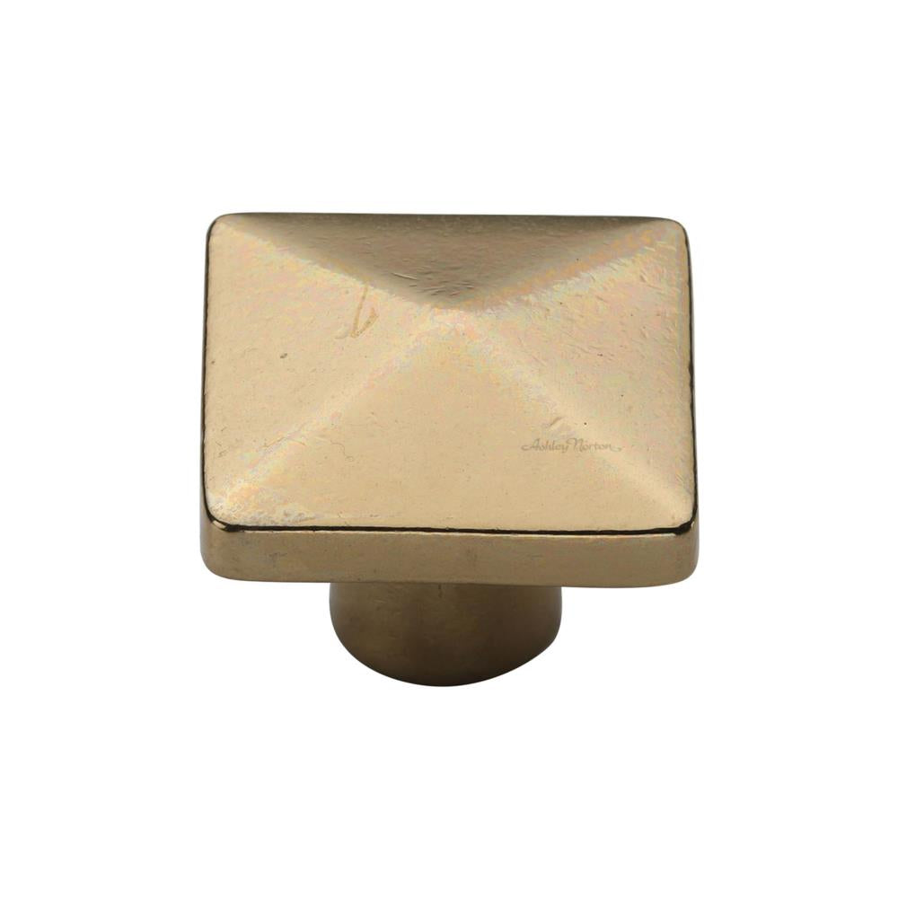 Ashley Norton 390 Pyramid Knob in Natural Bronze