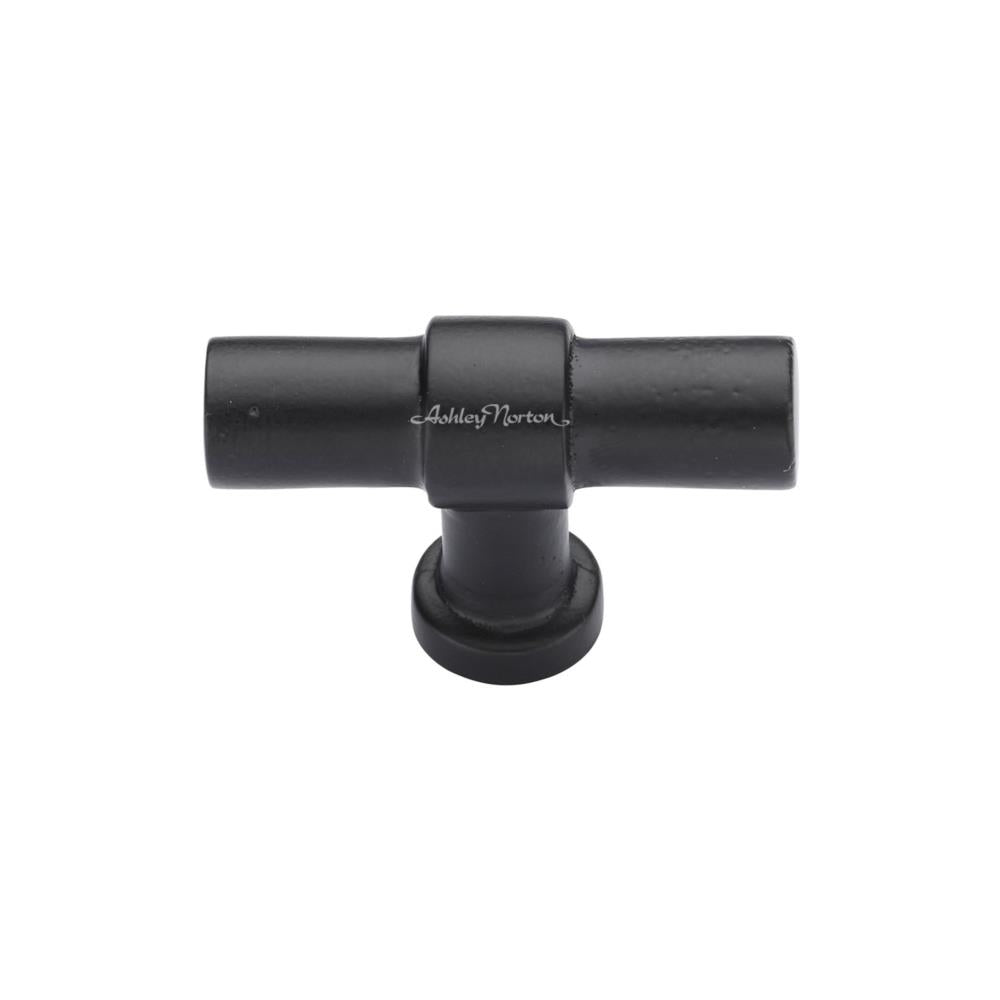 Ashley Norton 3431 Bar Knob Pull in Matte Black