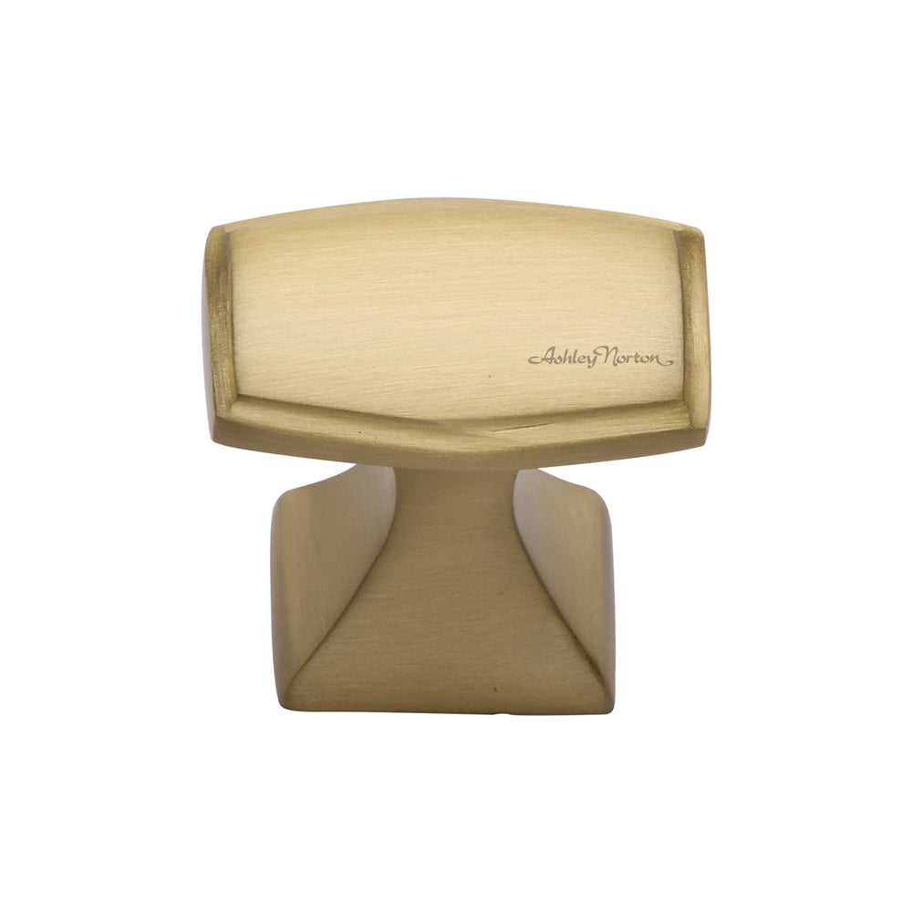 Ashley Norton MT0333 Deco Knob in Satin Brass