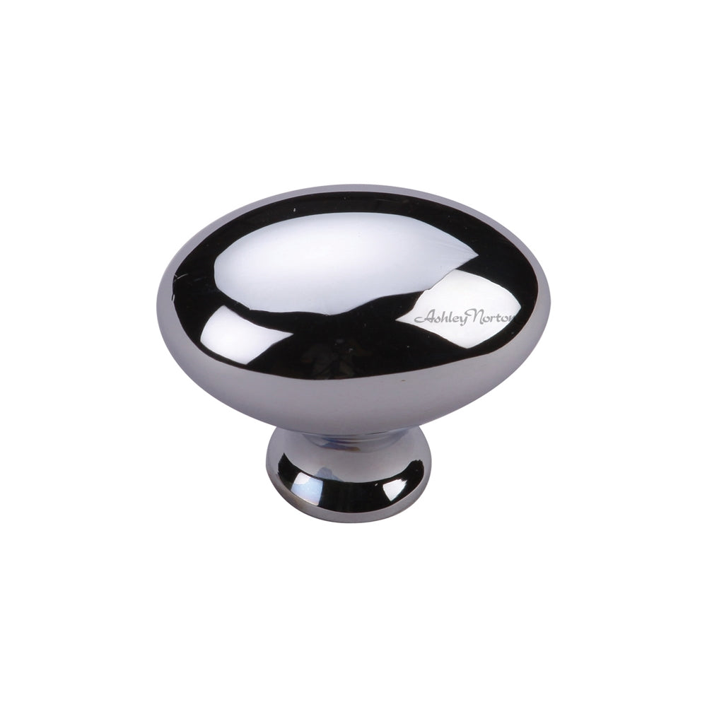 Ashley Norton MT0118 Egg Knob in Polished Chrome