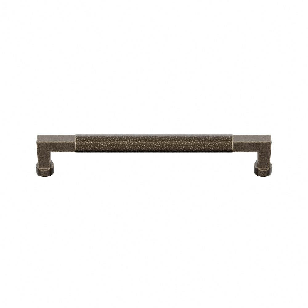 Ashley Norton H1312 Hammered Bauhaus Appliance Pull in Medium White Bronze