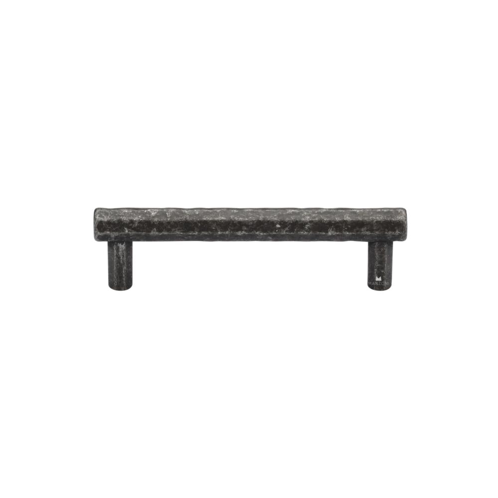 Ashley Norton MG0761 Distressed Bar Pull in Vintage Black Iron