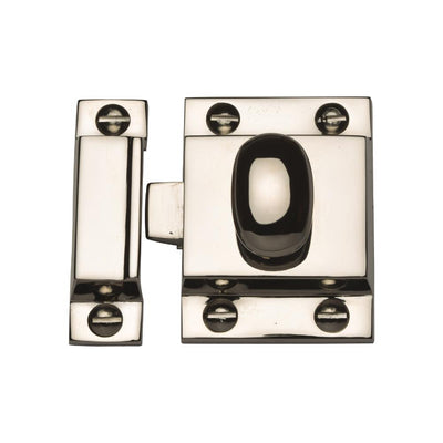 Ashley Norton MT1112-000 Oval Knob Cabinet Latch in Polished Nickel