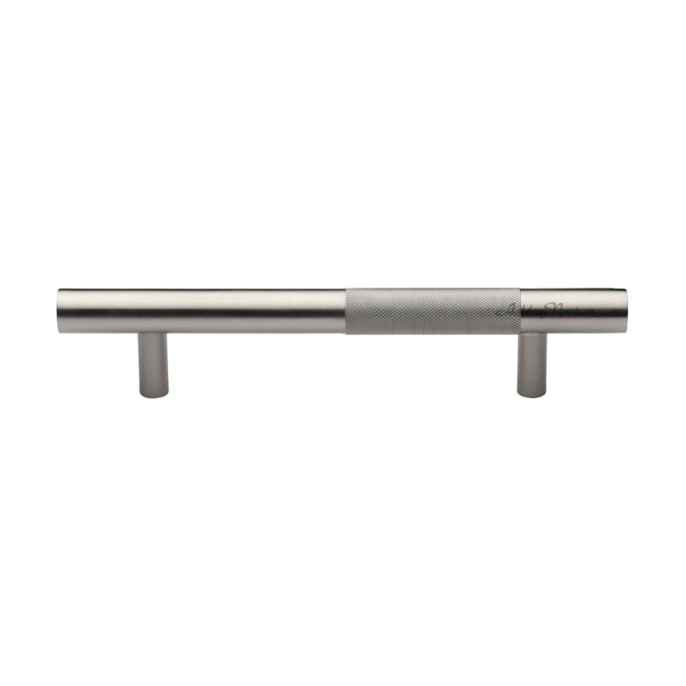 Ashley Norton V1365 Bar Knurled Appliance Pull in Satin Nickel