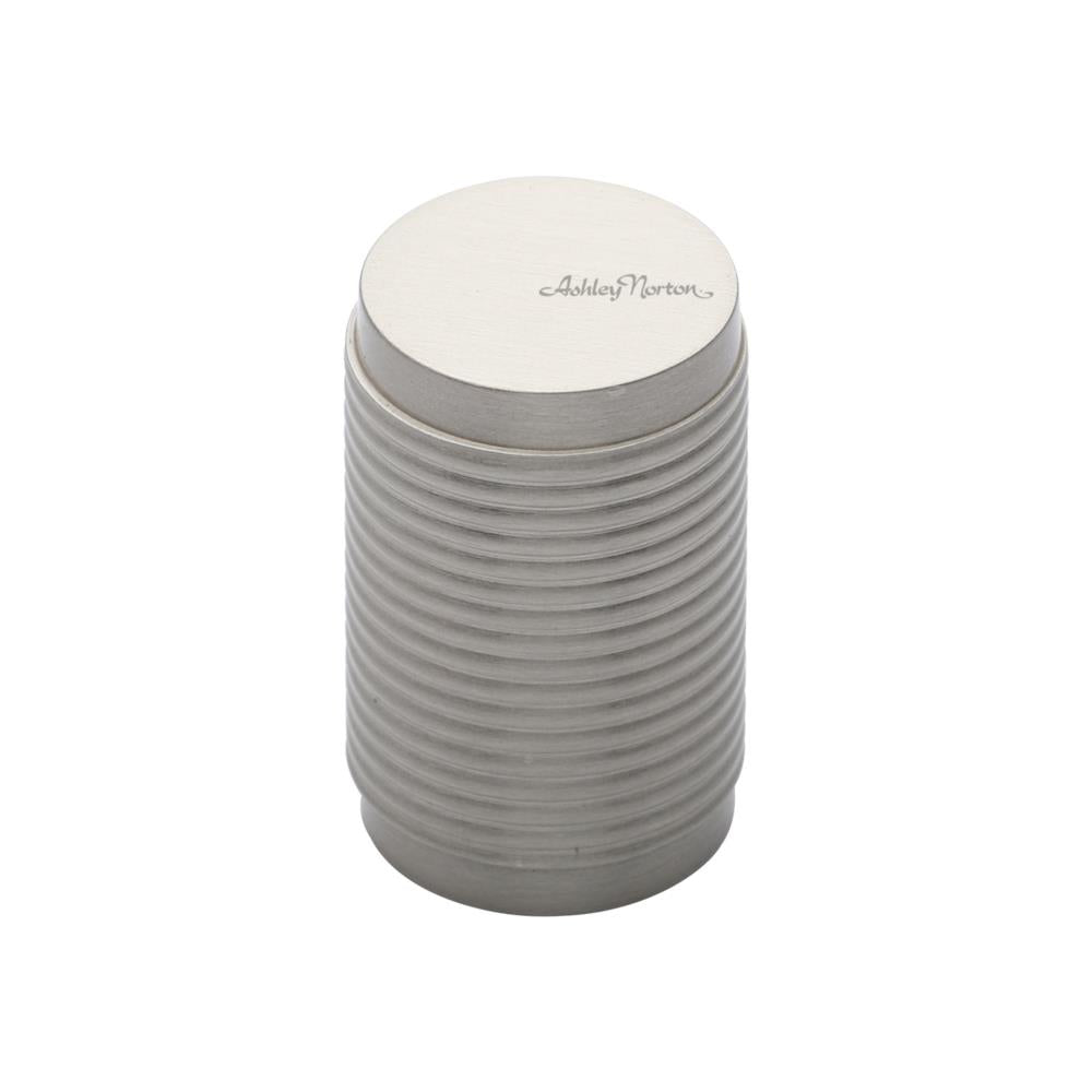 Ashley Norton MT3840 Reeded Stick Cabinet Knob in Satin Nickel