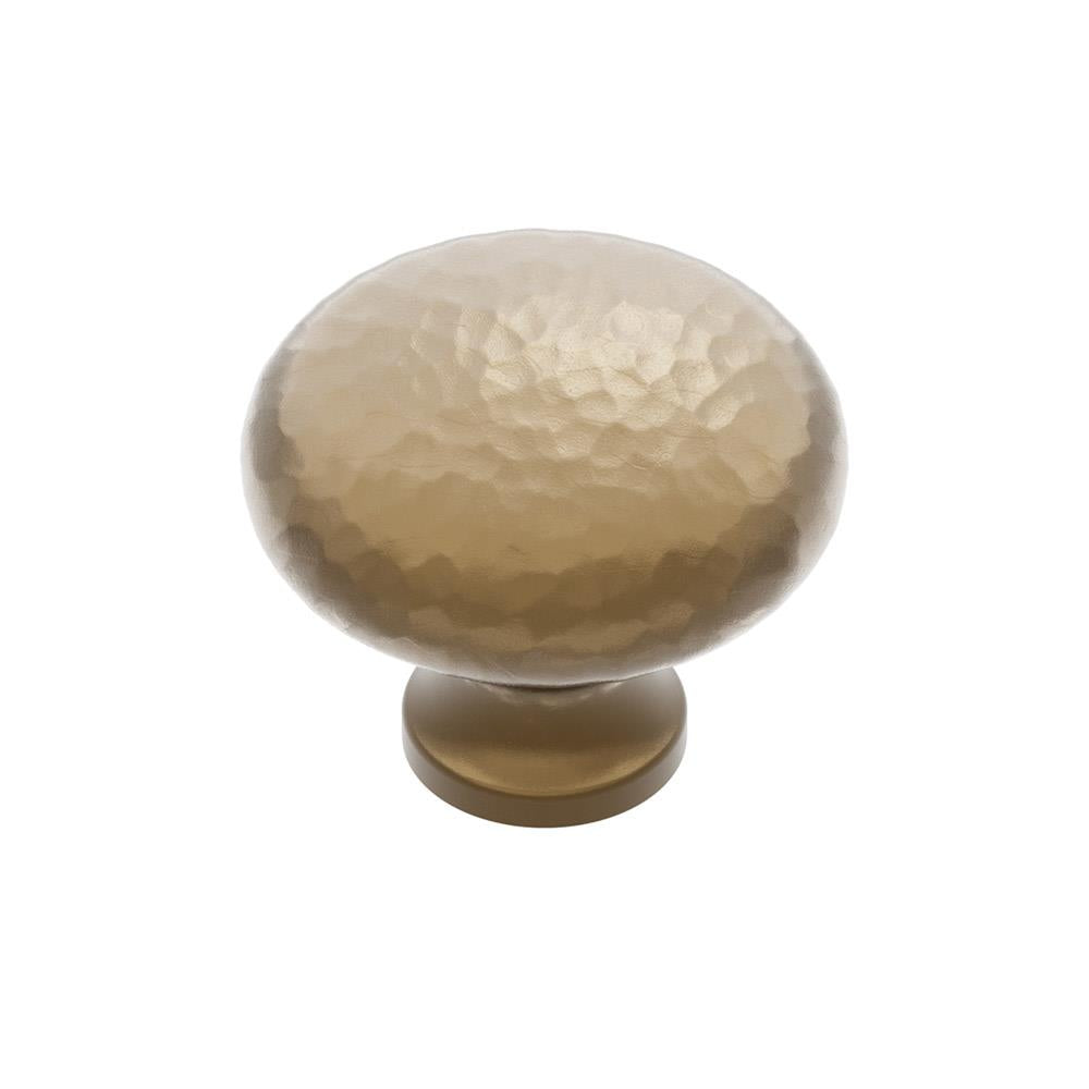 Ashley Norton H117 Hammered Round Knob in Natural Bronze