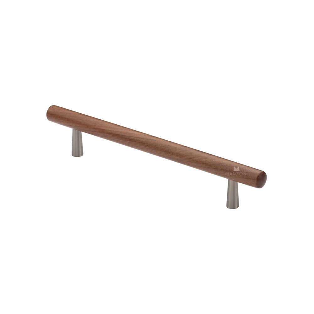 Ashley Norton MN7763 Slim Bar Pull in Walnut