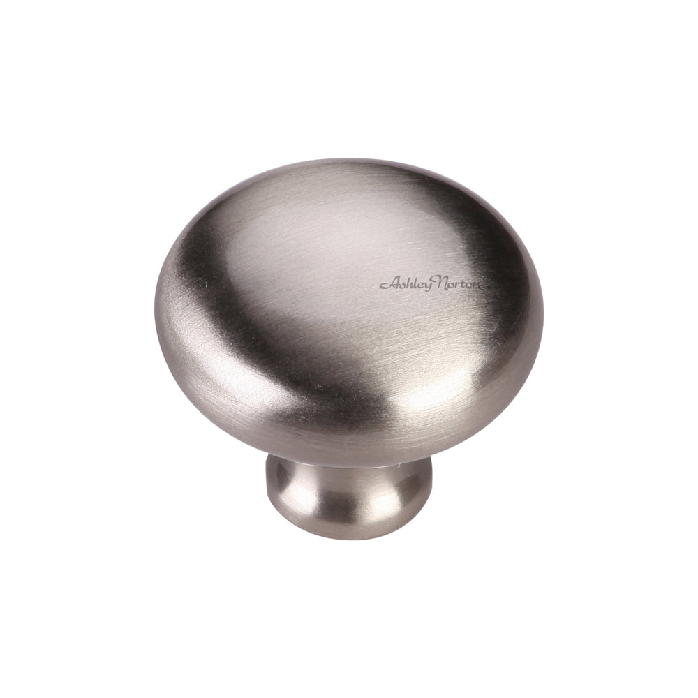 Ashley Norton MT0117 Round Knob in Satin Nickel