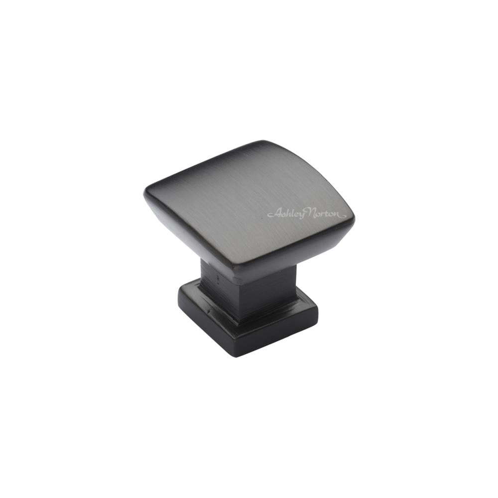 Ashley Norton MT4382 Hudson Cabinet Knob in Flat Black