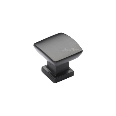 Ashley Norton MT4382 Hudson Cabinet Knob in Flat Black