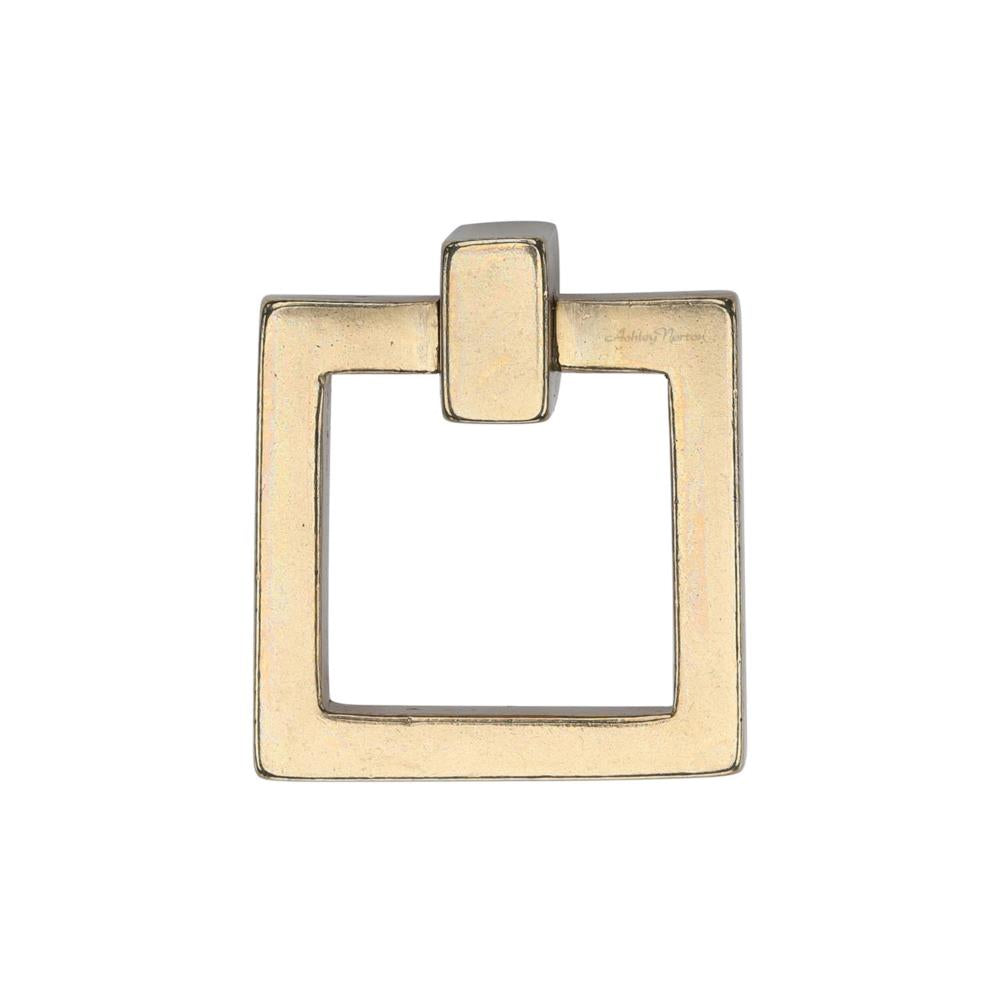 Ashley Norton 6355 Square Drop Pull in Natural Bronze