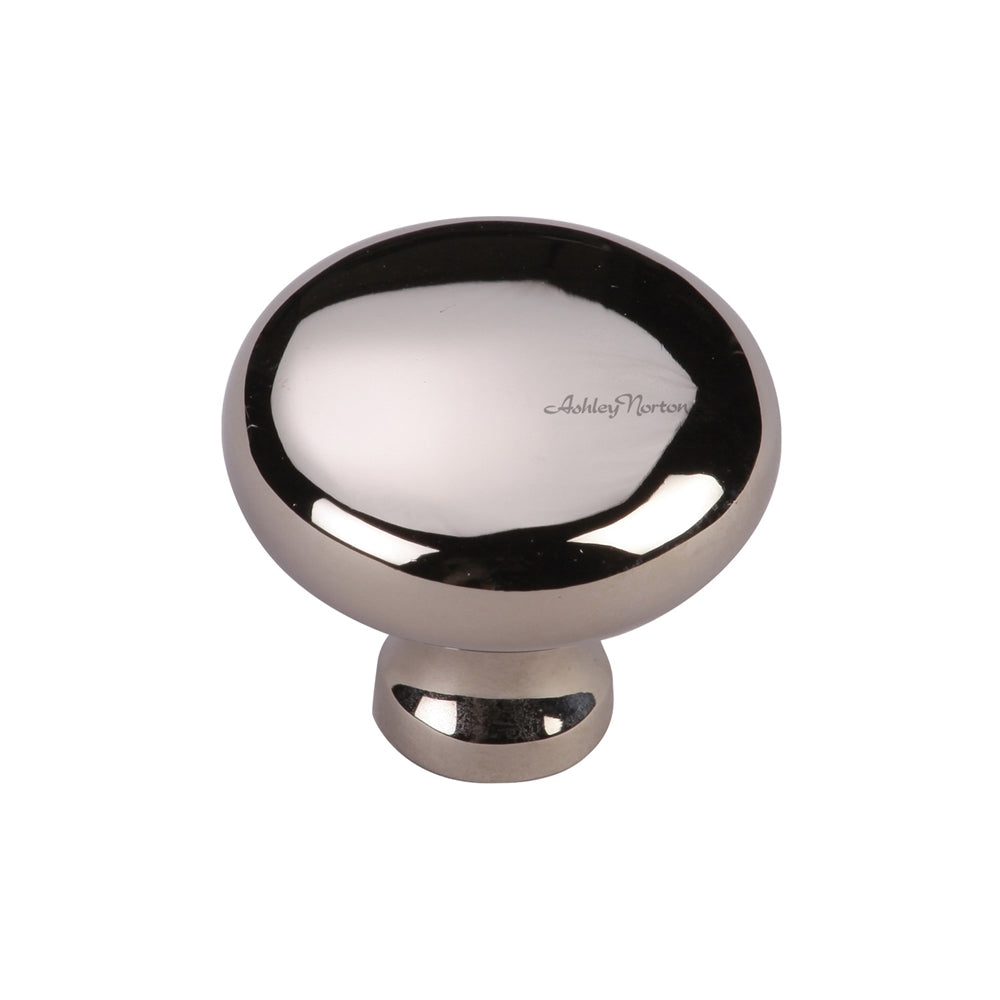 Ashley Norton MT0117 Round Knob in Polished Nickel