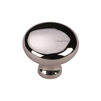 Ashley Norton MT0117 Round Knob in Polished Nickel