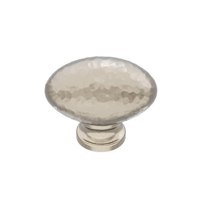 Ashley Norton H118 Hammered Egg Knob in White Bronze