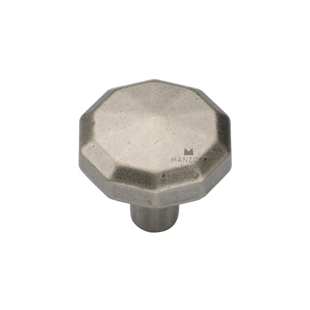 Ashley Norton MB4231 Terre Knob in Distressed Pewter