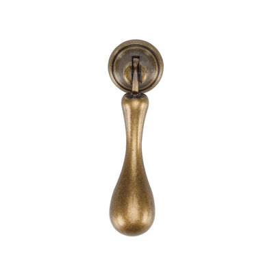 Ashley Norton MB1396 Classic Drop Pull in Distressed Brass