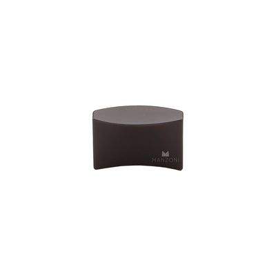 Ashley Norton MC2796 Leaf Knob in Flat Black