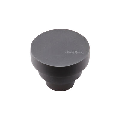 Ashley Norton MT3624 Round Stepped Knob in Dark Oil Rubbed