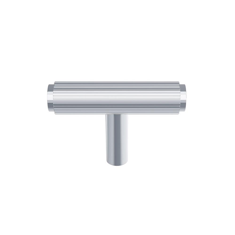 Ashley Norton MT4404 Lucerne Reeded T-Bar in Polished Chrome