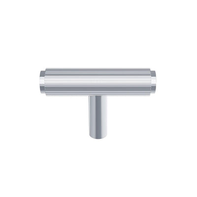 Ashley Norton MT4404 Lucerne Reeded T-Bar in Polished Chrome