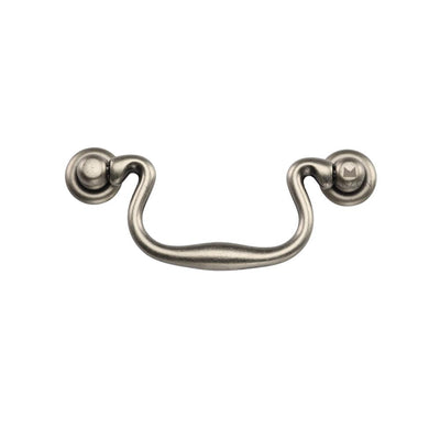 Ashley Norton MB3019 Swan Drop Pull in Distressed Pewter