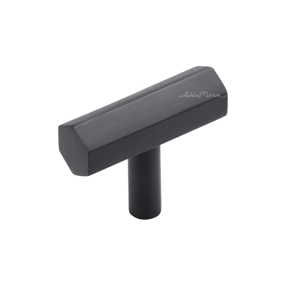 Ashley Norton MT4423 Hex T-Pull Cabinet Knob in Dark Oil Rubbed